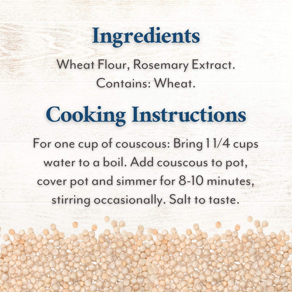 Roland Foods Israeli Couscous kitchen-ready option for home cooks.