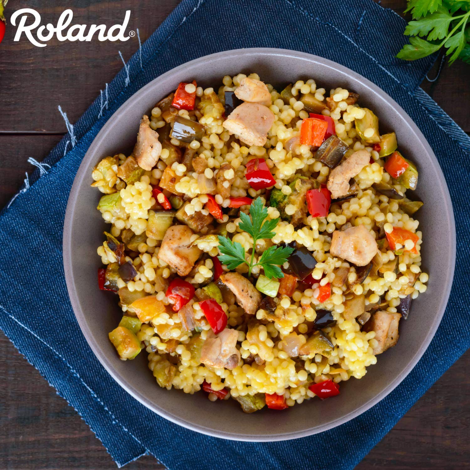 Roland Foods Israeli Couscous restaurant-quality product for professionals.