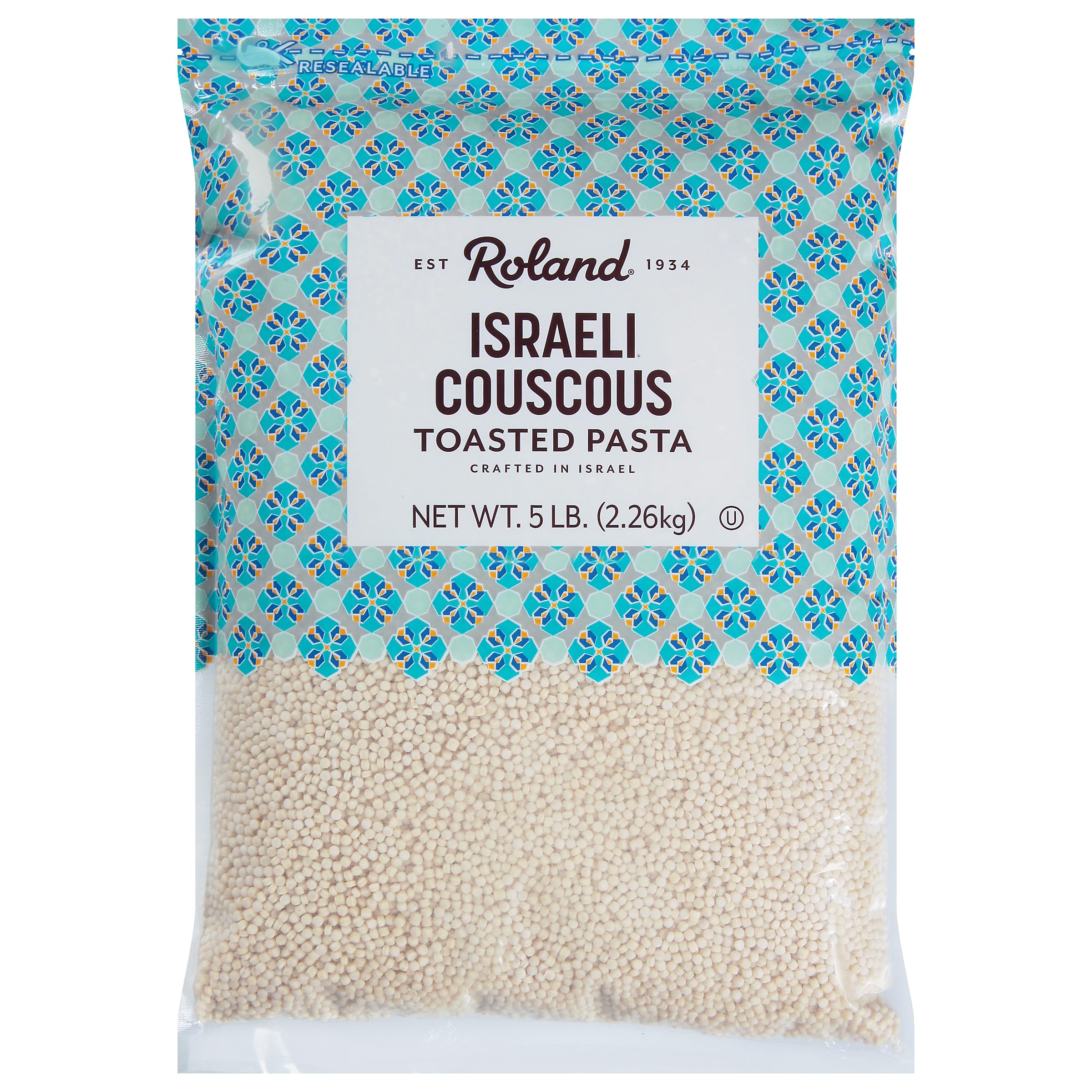 Roland Foods Israeli Couscous toasted pearls ideal for hearty salads.