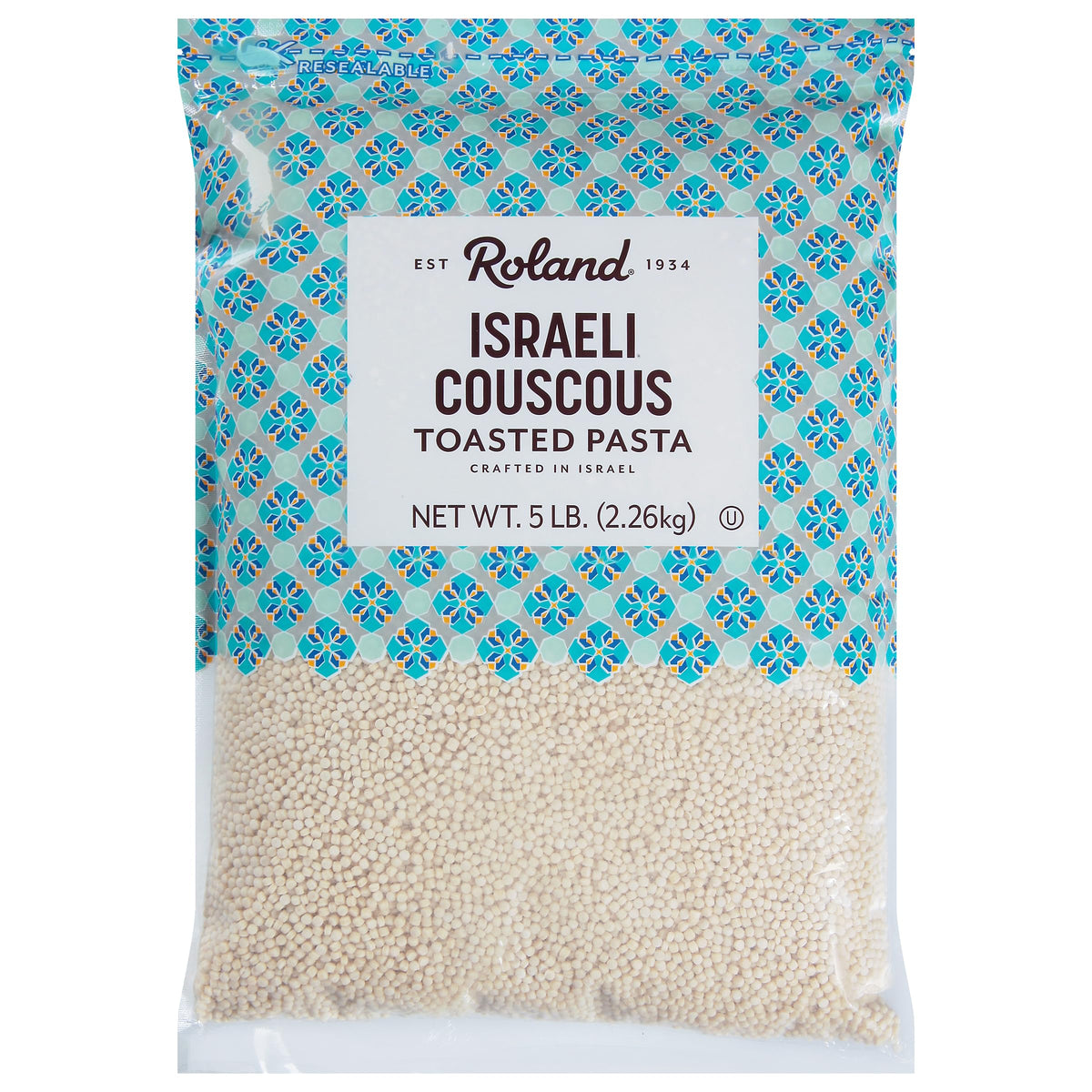 Roland Foods Israeli Couscous toasted pearls ideal for hearty salads.