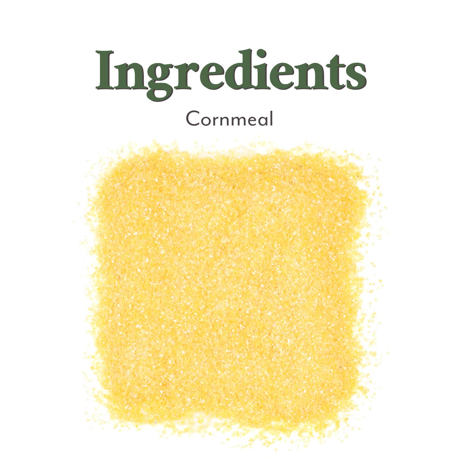 Roland Foods polenta ingredients label emphasizing stone-ground cornmeal