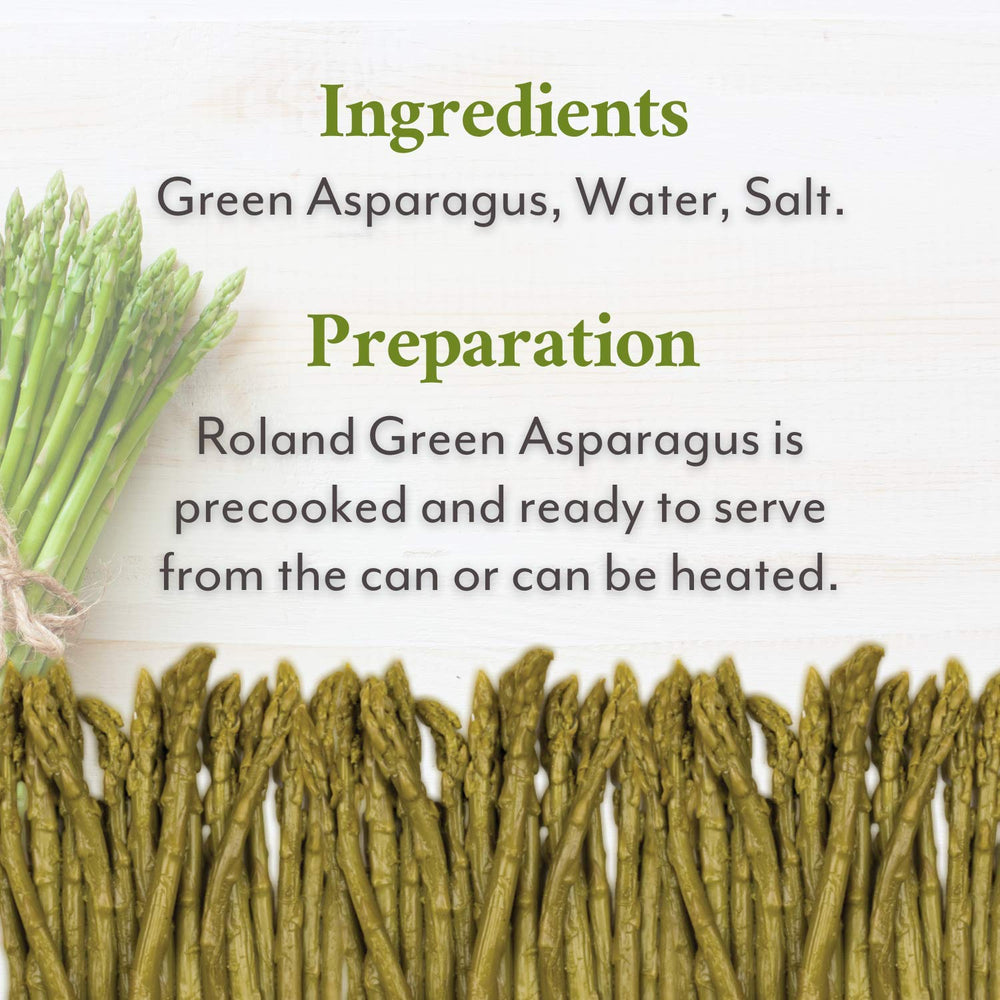 Roland Foods restaurant-quality asparagus for home cooks.