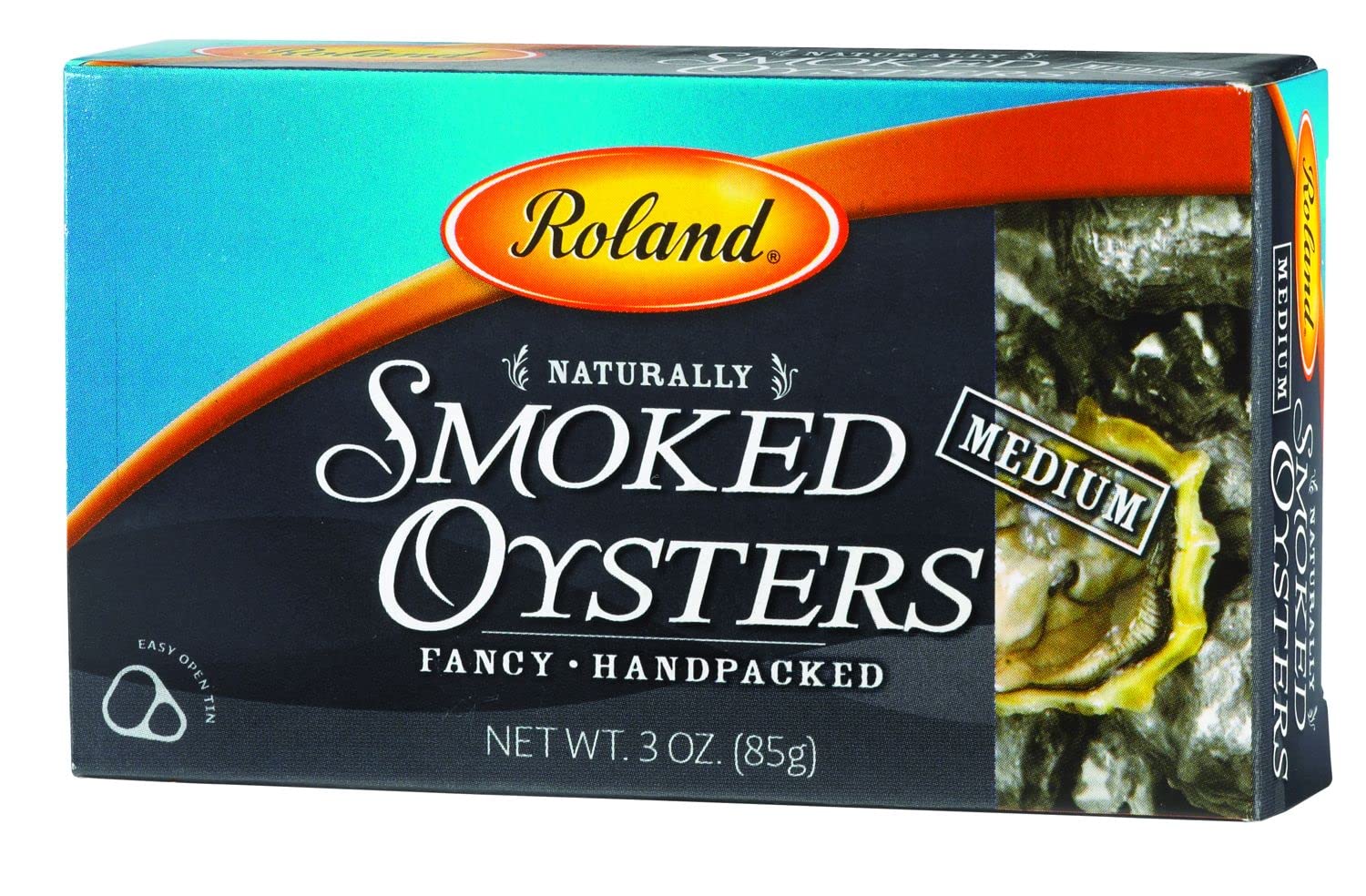 Roland Foods smoked oysters in oil tin ideal for quick snacking