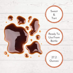 Roland Foods glaze on salads adds depth and a glossy finish.