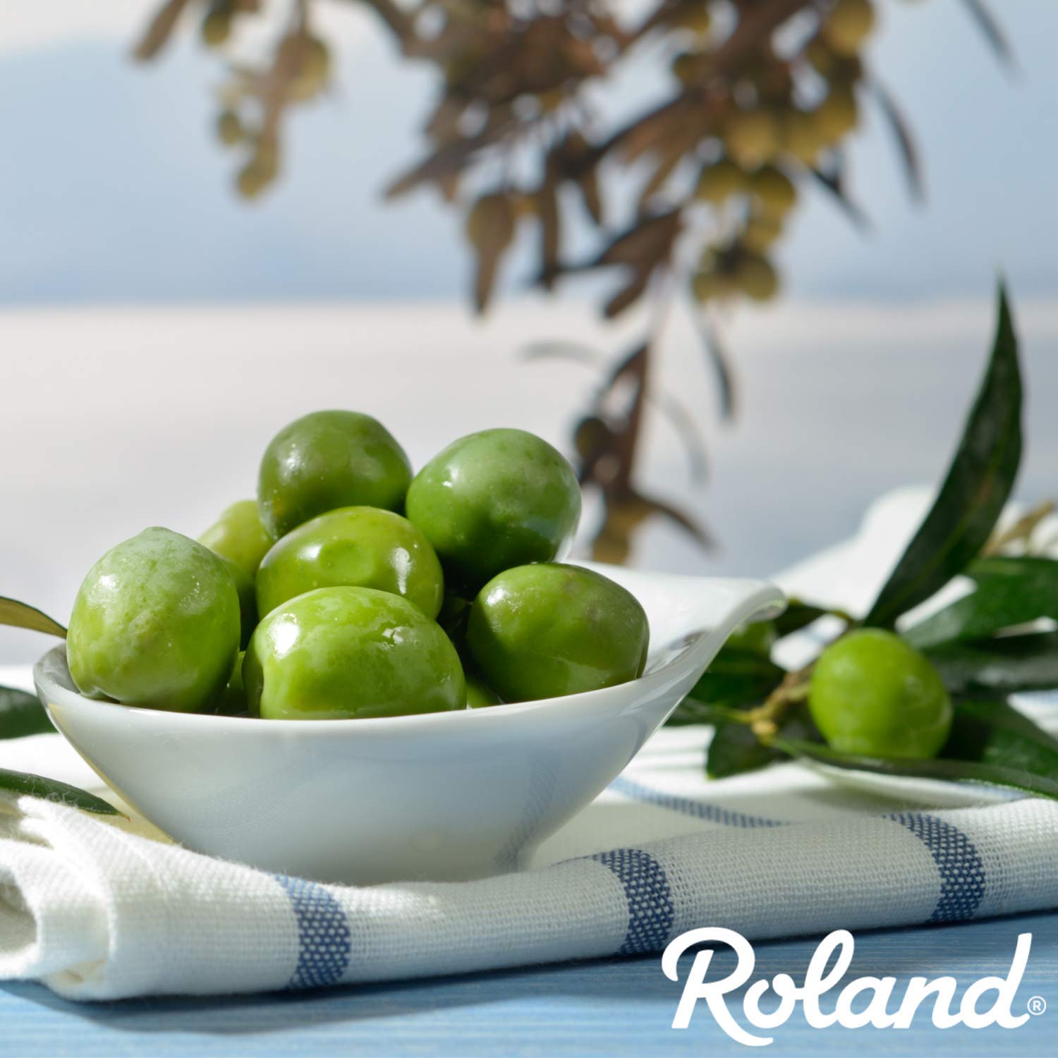 Roland Foods Castelvetrano olives snack-ready for quick bites.