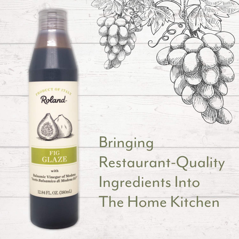Roland Foods Fig Balsamic Glaze grilled-vegetables enhances depth with a glossy glaze.