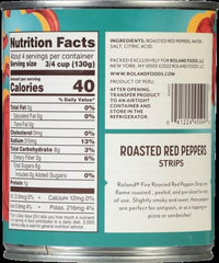 Roland Foods fire-roasted red pepper strips on a sandwich boost flavor.