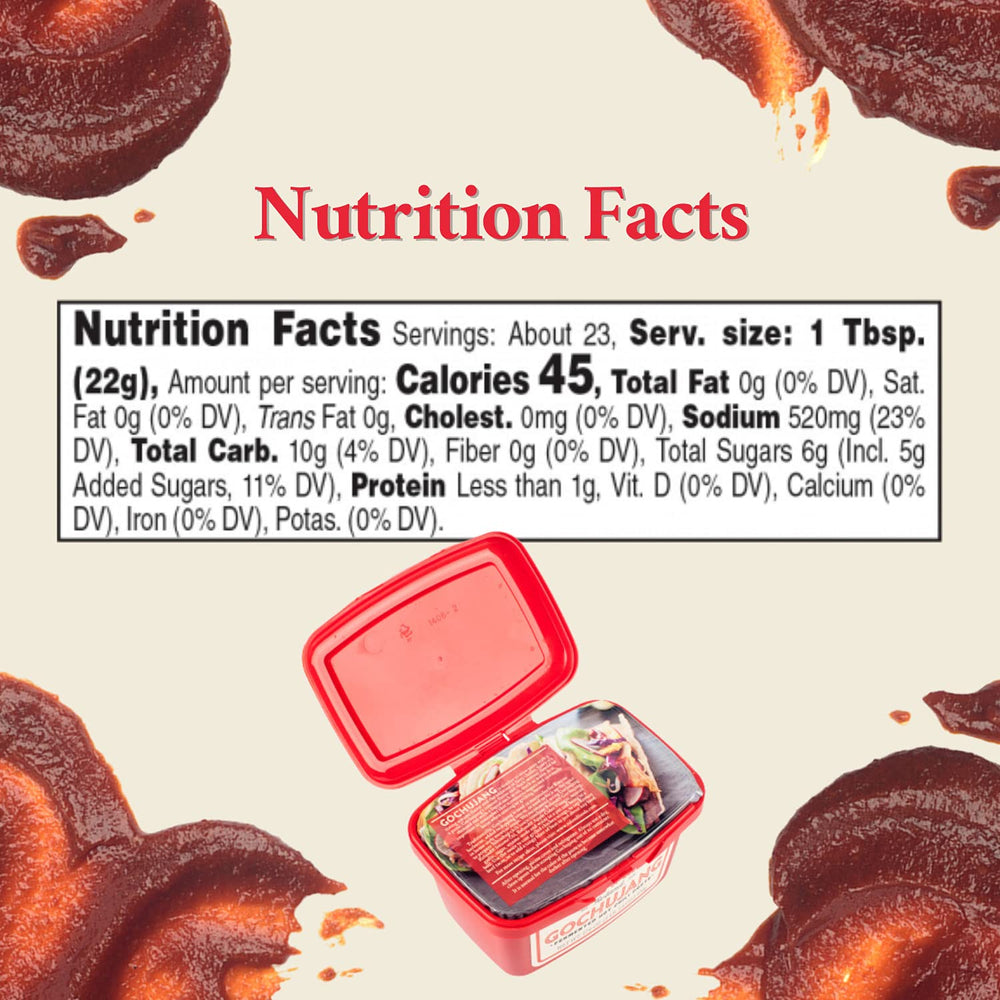 Roland Foods gochujang paste used as a dipping sauce with a tangy kick.