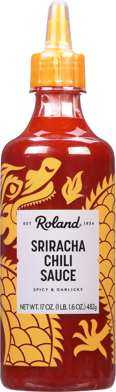 Roland Foods Sriracha bottle-pour adds bold heat to stir-fries.