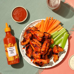 Roland Foods Sriracha ready-to-use pour saves prep time on meals.
