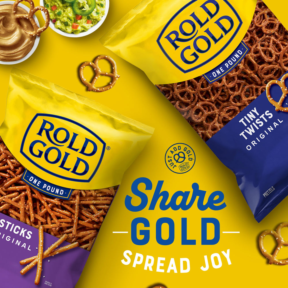 Rold Gold Selects Cool Ranch on a snack plate for sharing