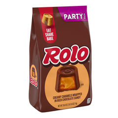 ROLO chocolate coating detail with glossy finish