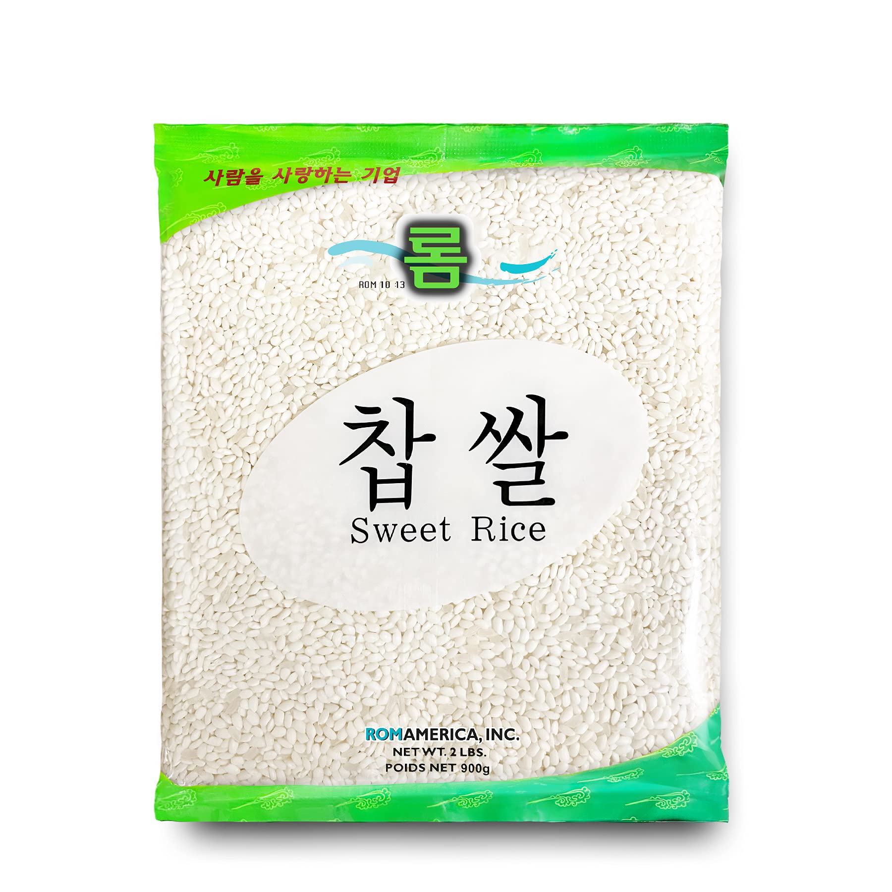 ROM AMERICA Sweet Rice Bag—premium gluten-free glutinous rice for desserts and snacks.