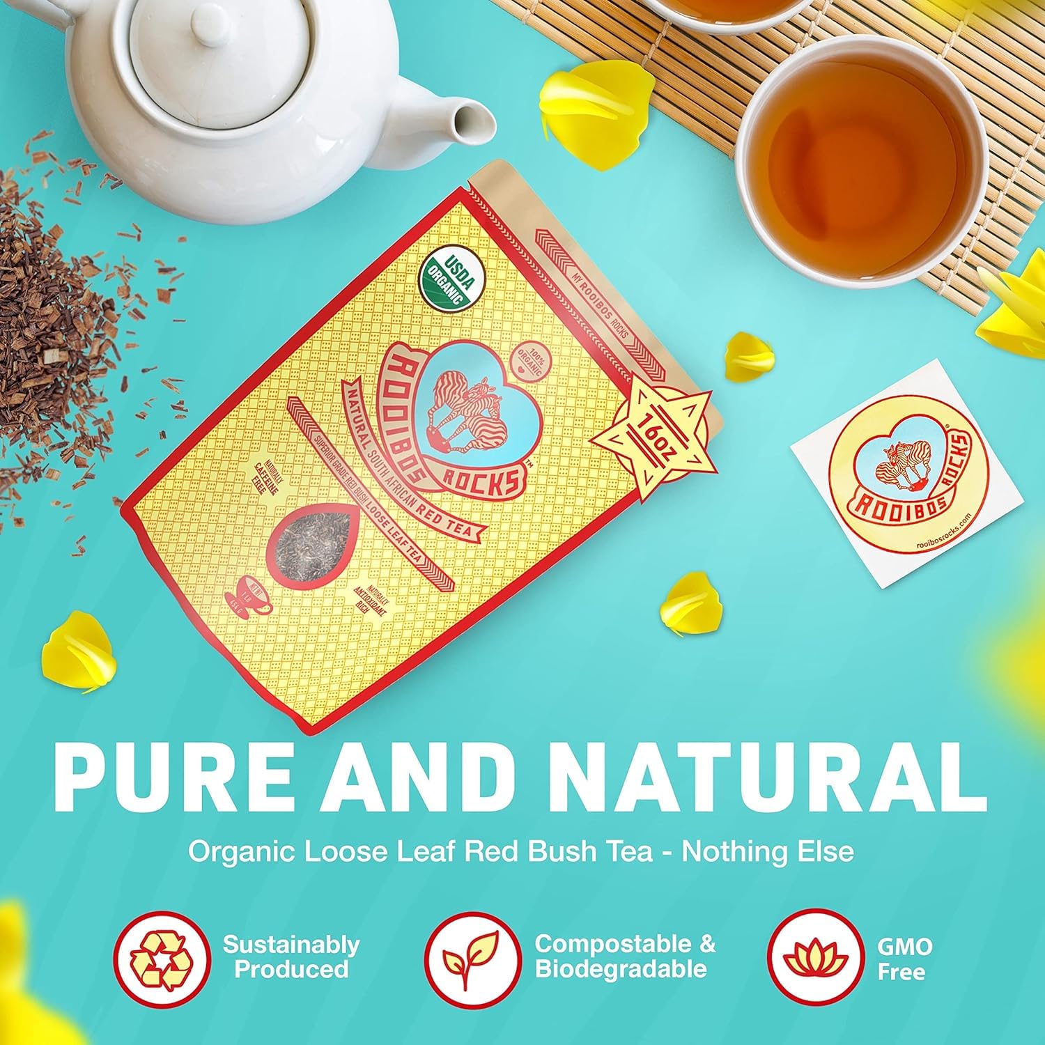 ROOIBOS ROCKS hot or cold serve versatility for seasons