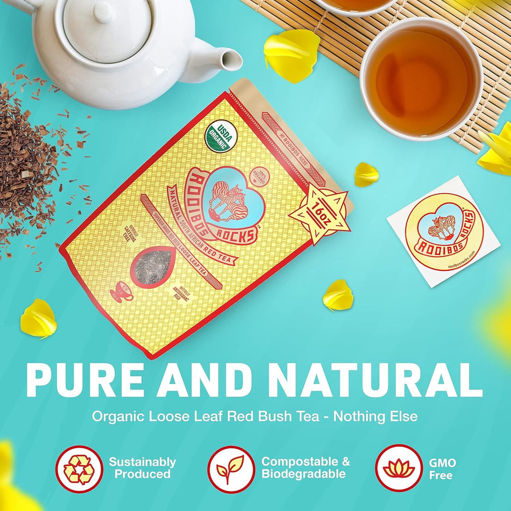 ROOIBOS ROCKS hot or cold serve versatility for seasons