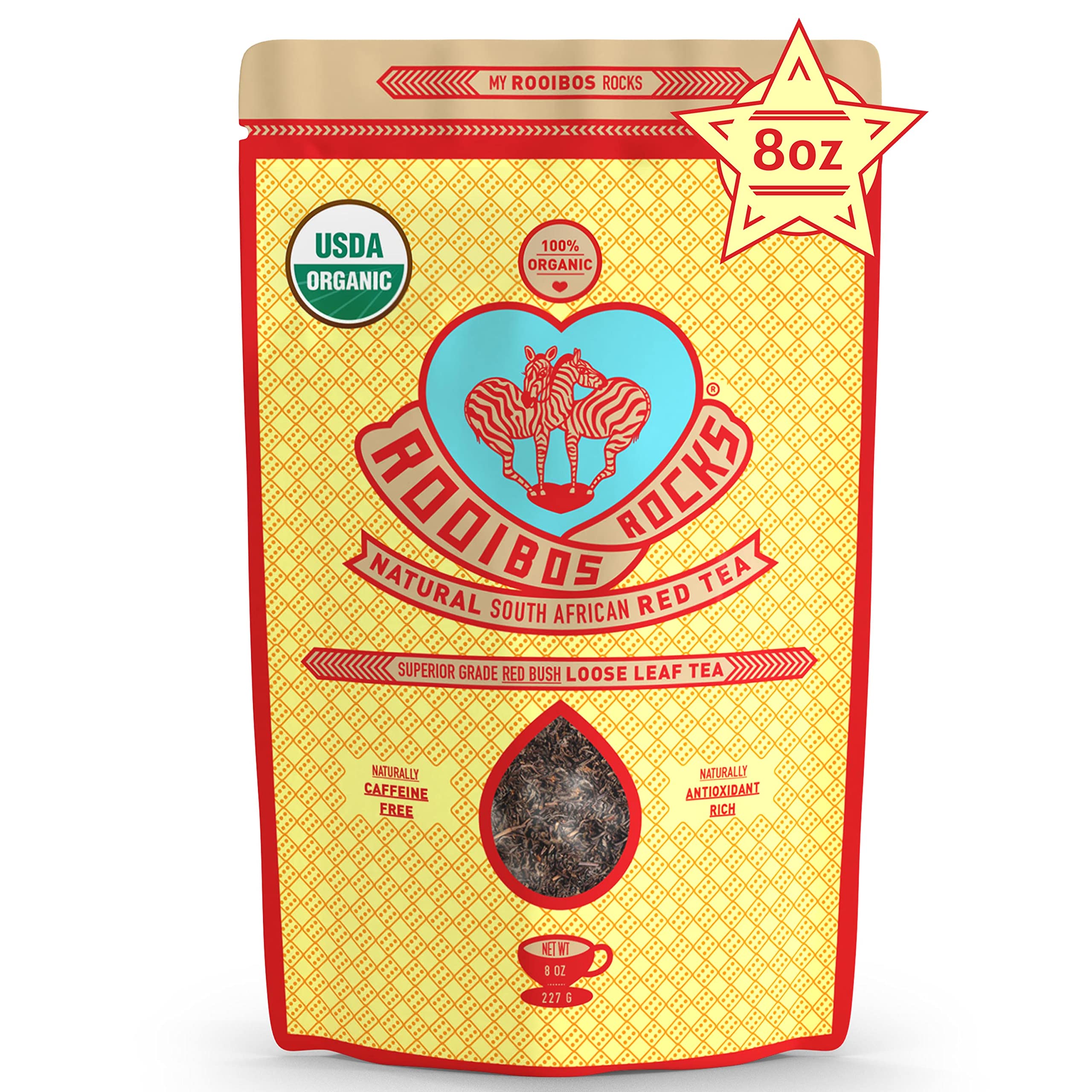 ROOIBOS ROCKS naturally-sweet loose-leaf tea for mindful sipping
