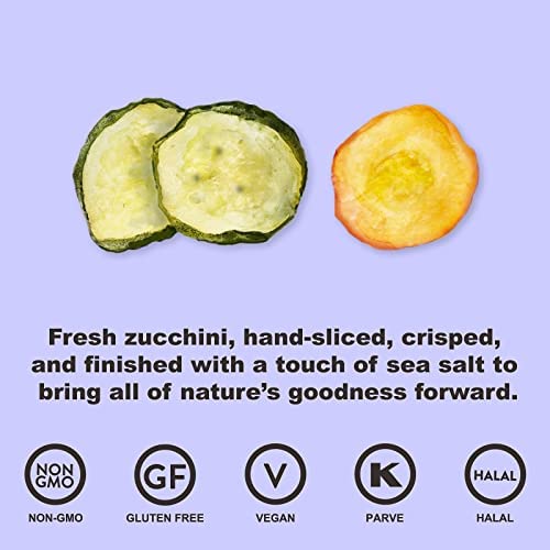 Root Foods Zucchini Chips six-pack box, convenient multipack for sharing