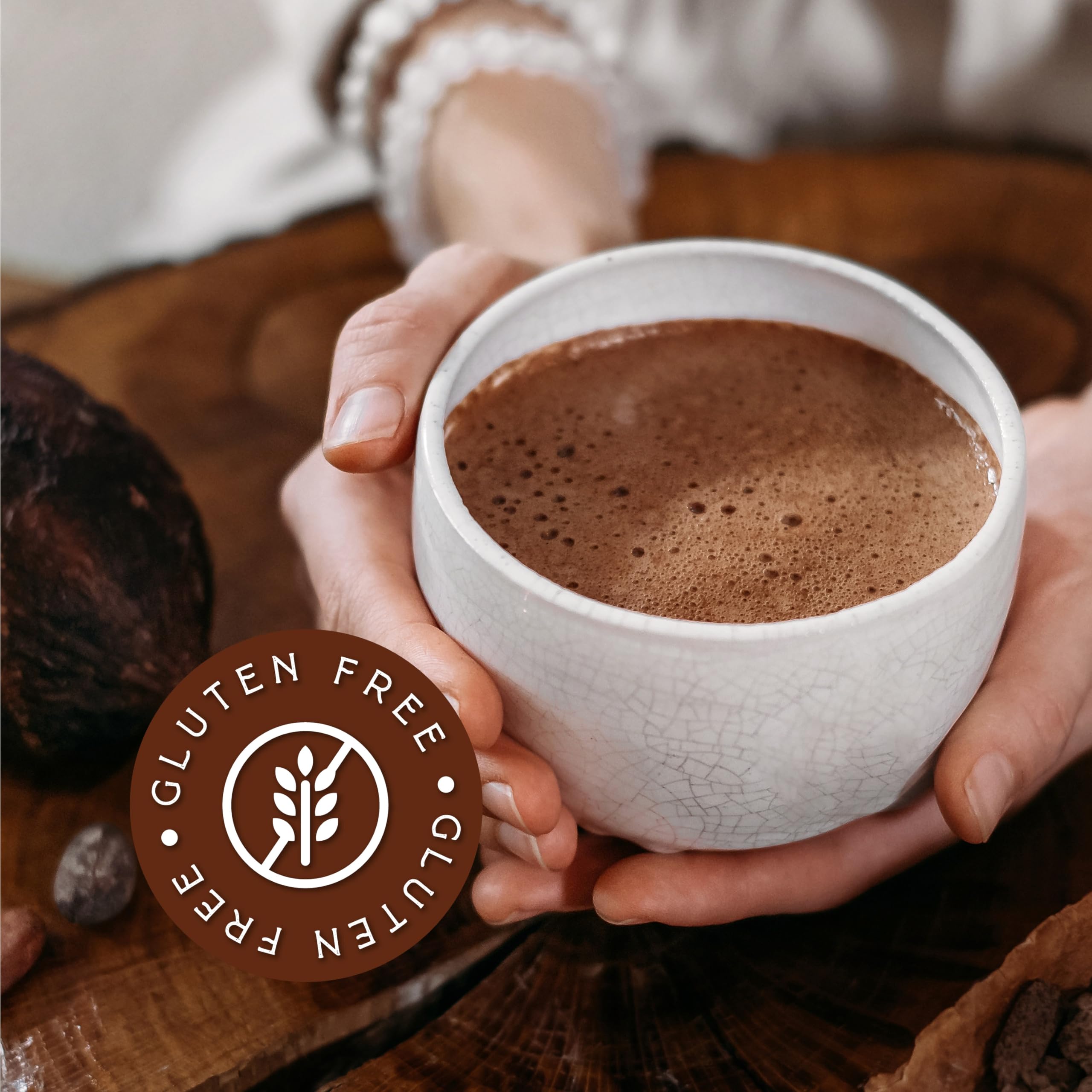 Roots Circle baking cocoa powder delivers rich color and aroma to desserts.