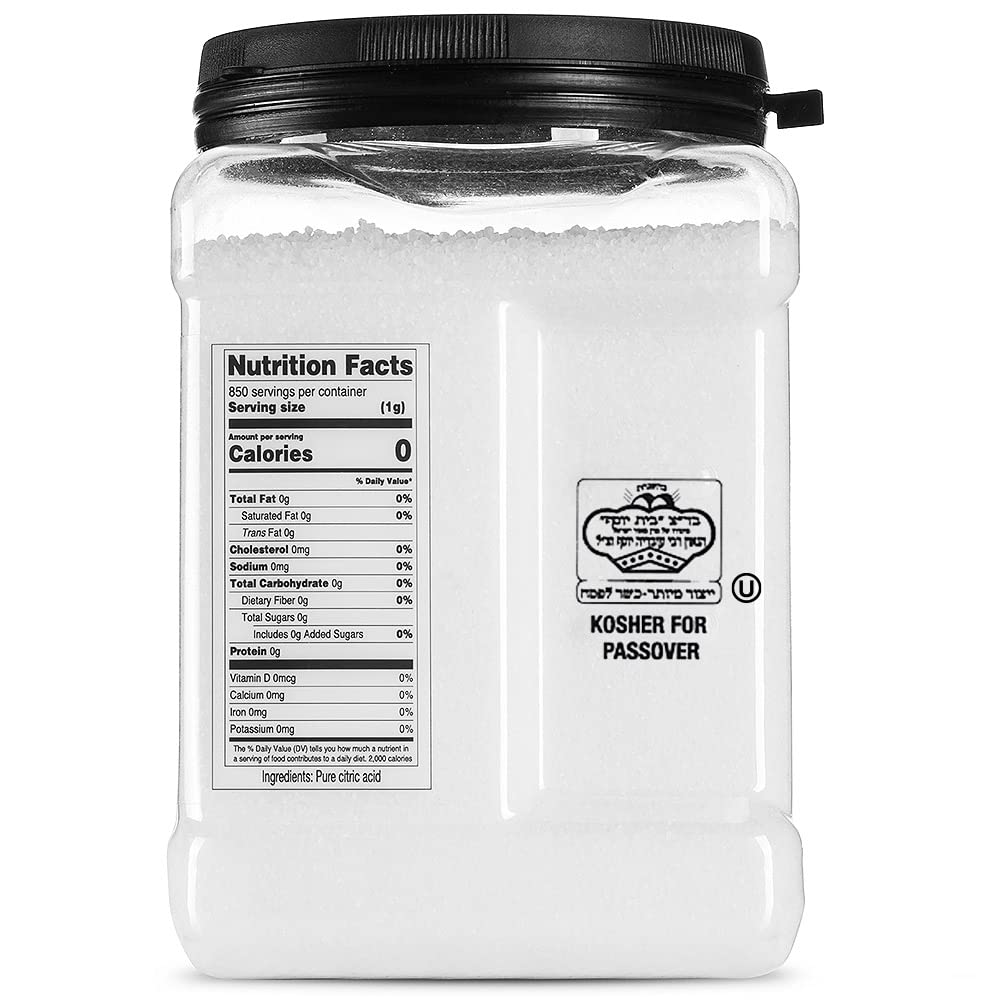 Roots Circle citric acid Kosher for Passover label on packaging.