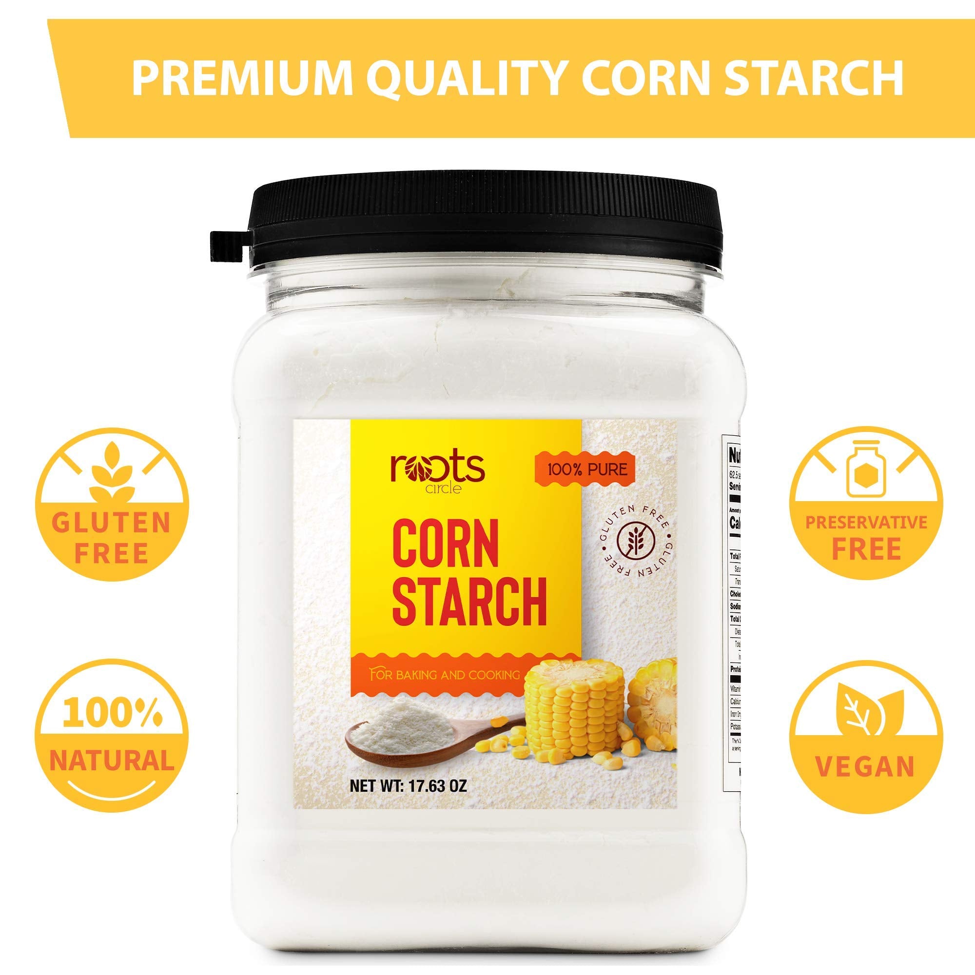 Roots Circle corn starch vegan kitchen use as binder or thickener