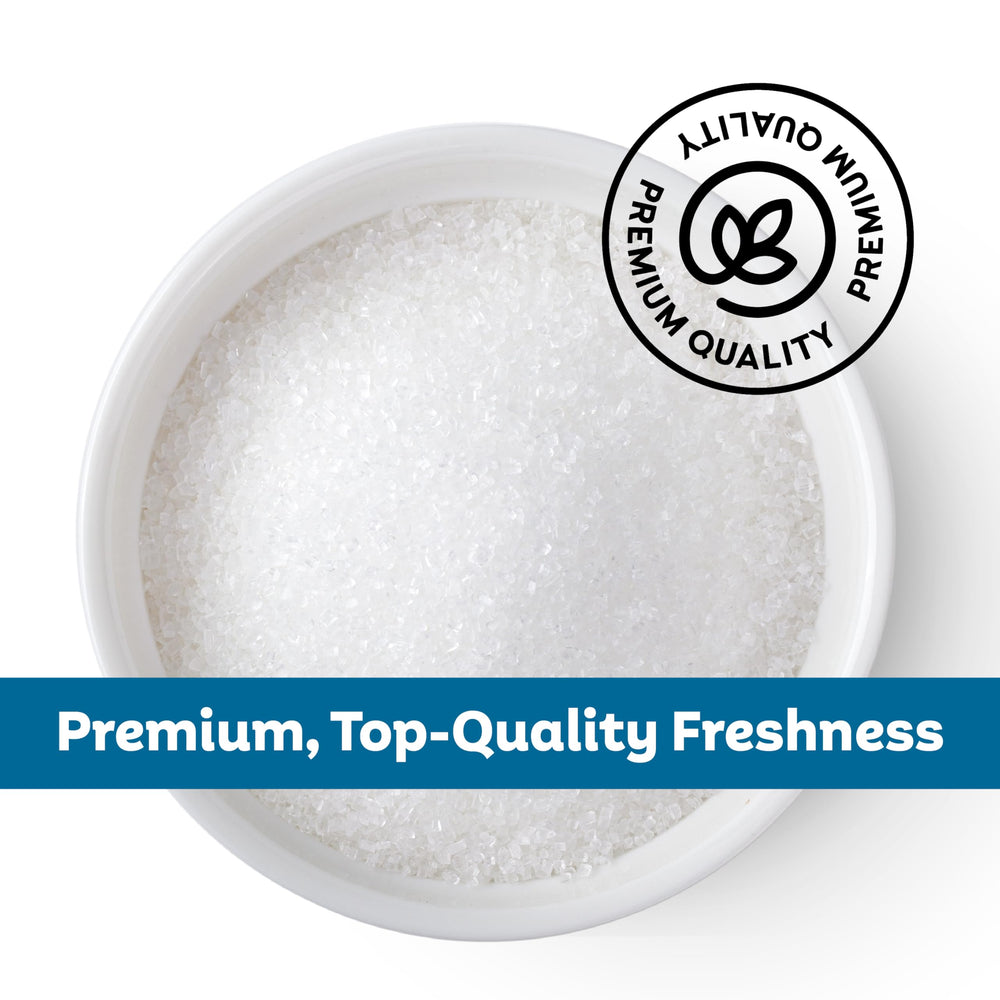 Gluten-free, Non-GMO labeling on Roots Circle Xylitol Sweetener packaging