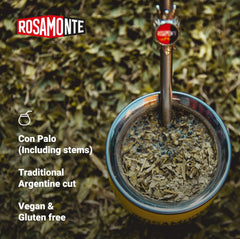 Aroma and texture of Rosamonte Especial yerba for a smooth infusion