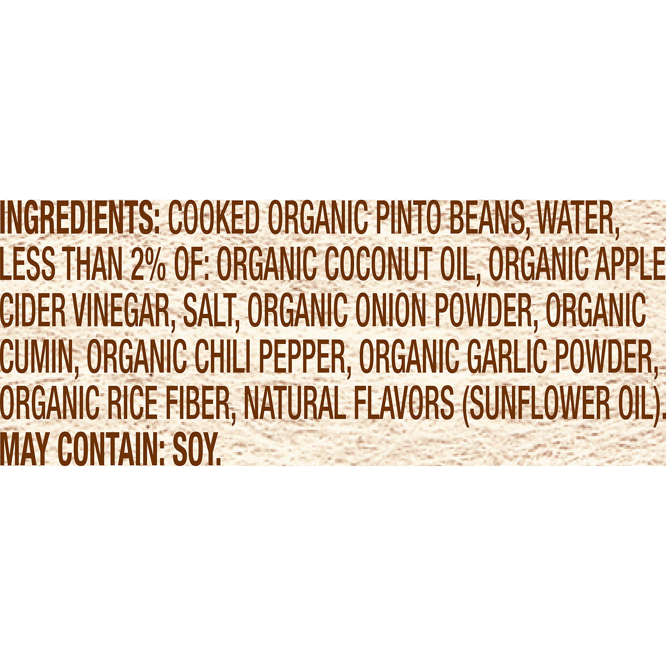 Microwaved Rosarita Organic Refried Beans in a bowl, ready in minutes.