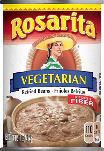Rosarita Vegetarian Refried Beans microwave heat in minutes.
