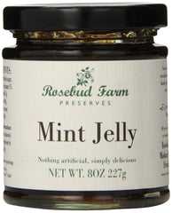 Rosebud Farm Mint Jelly bottle showcasing traditional flavor ideal with lamb
