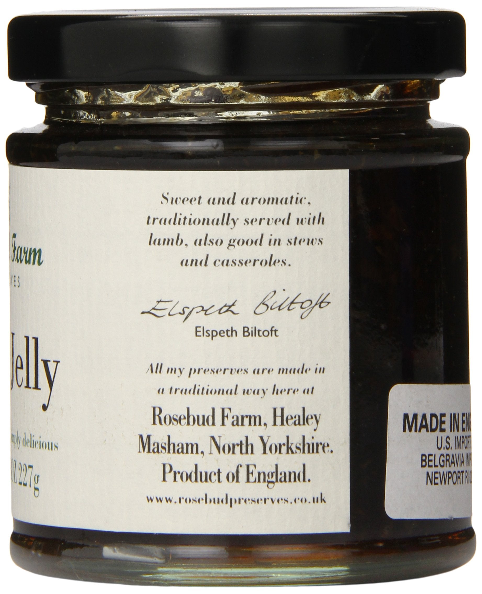 Rosebud Farm Mint Jelly served with lamb, a classic pairing