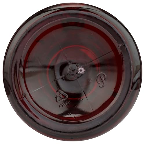 Close-up of Rose's Grenadine bottle with rich color in view.