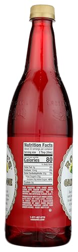 Rose's Grenadine packaging on shelf supports consistent quality for bartenders.