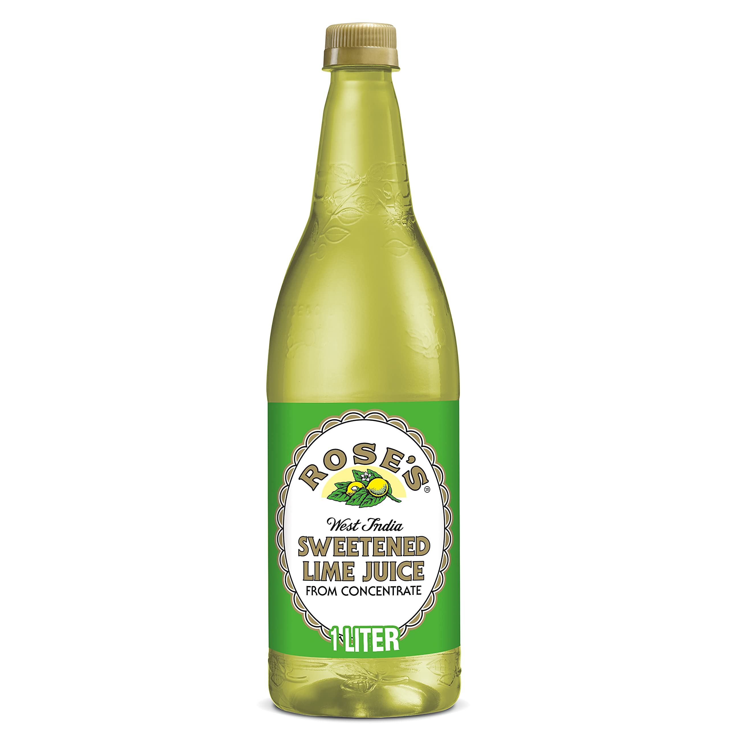 Pouring Rose's Lime Juice to craft vibrant non-alcoholic drinks