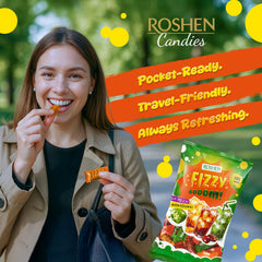 Roshen Fizzy Boom candy kosher and halal certified for diverse gatherings