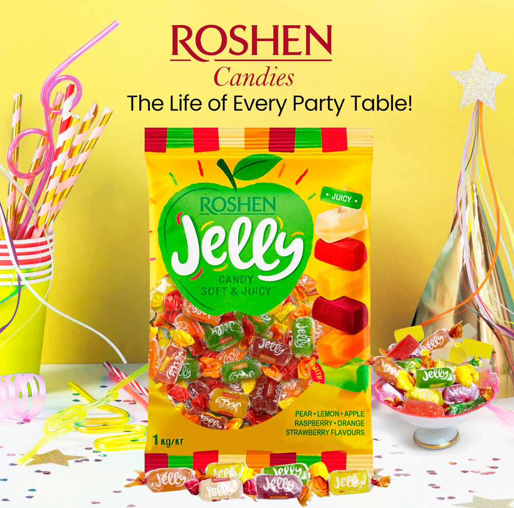 Roshen Jelly Candy kosher-halal-label shows inclusive dietary options for diverse consumers.
