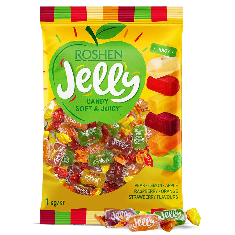 Roshen Jelly Candy bulk-pack offers a shareable fruity treat for gatherings.
