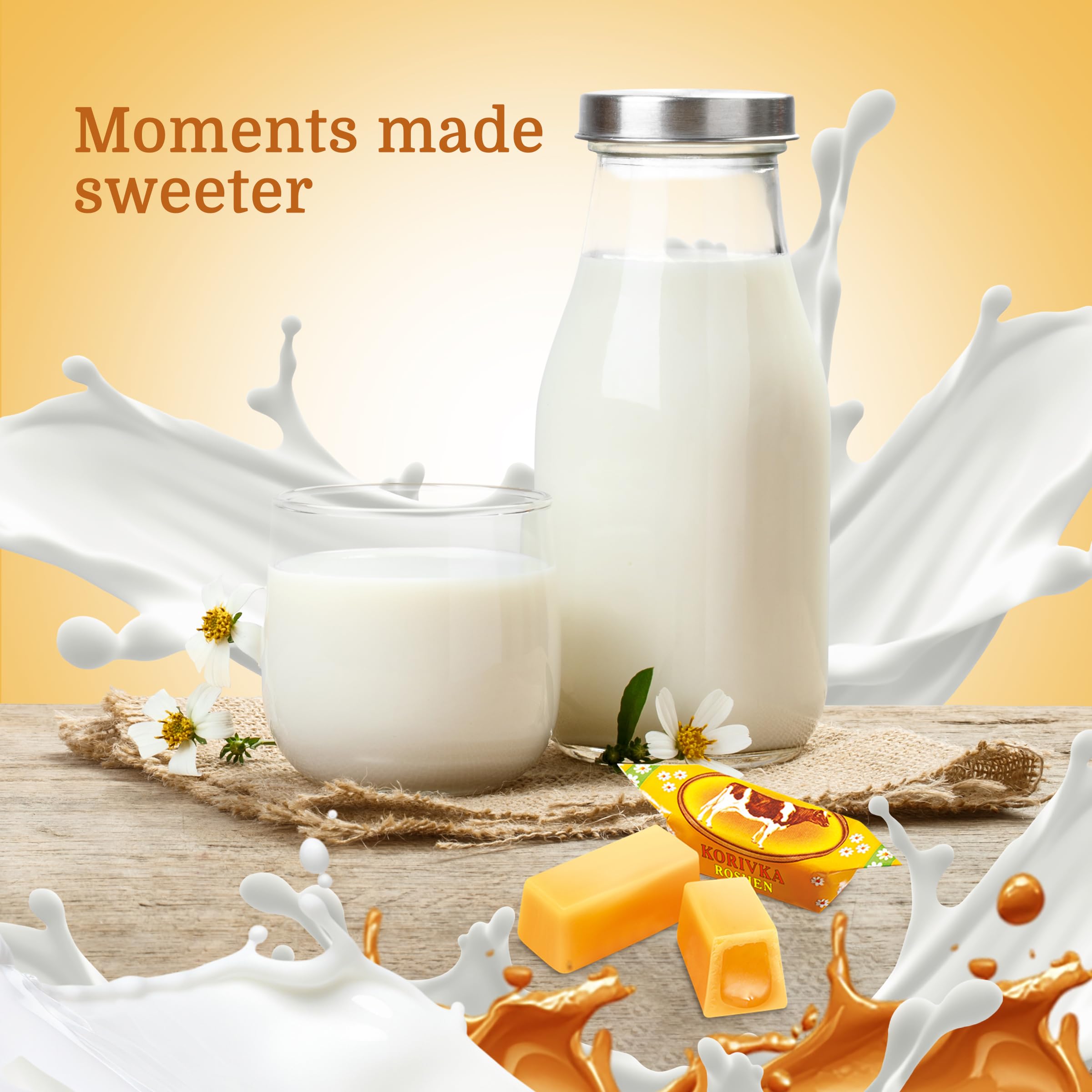 Roshen Korivka packaging keeps dairy fudge fresh and portable