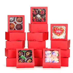 ROSPAKTEK bakery box with window on the front showcasing presentation and value.