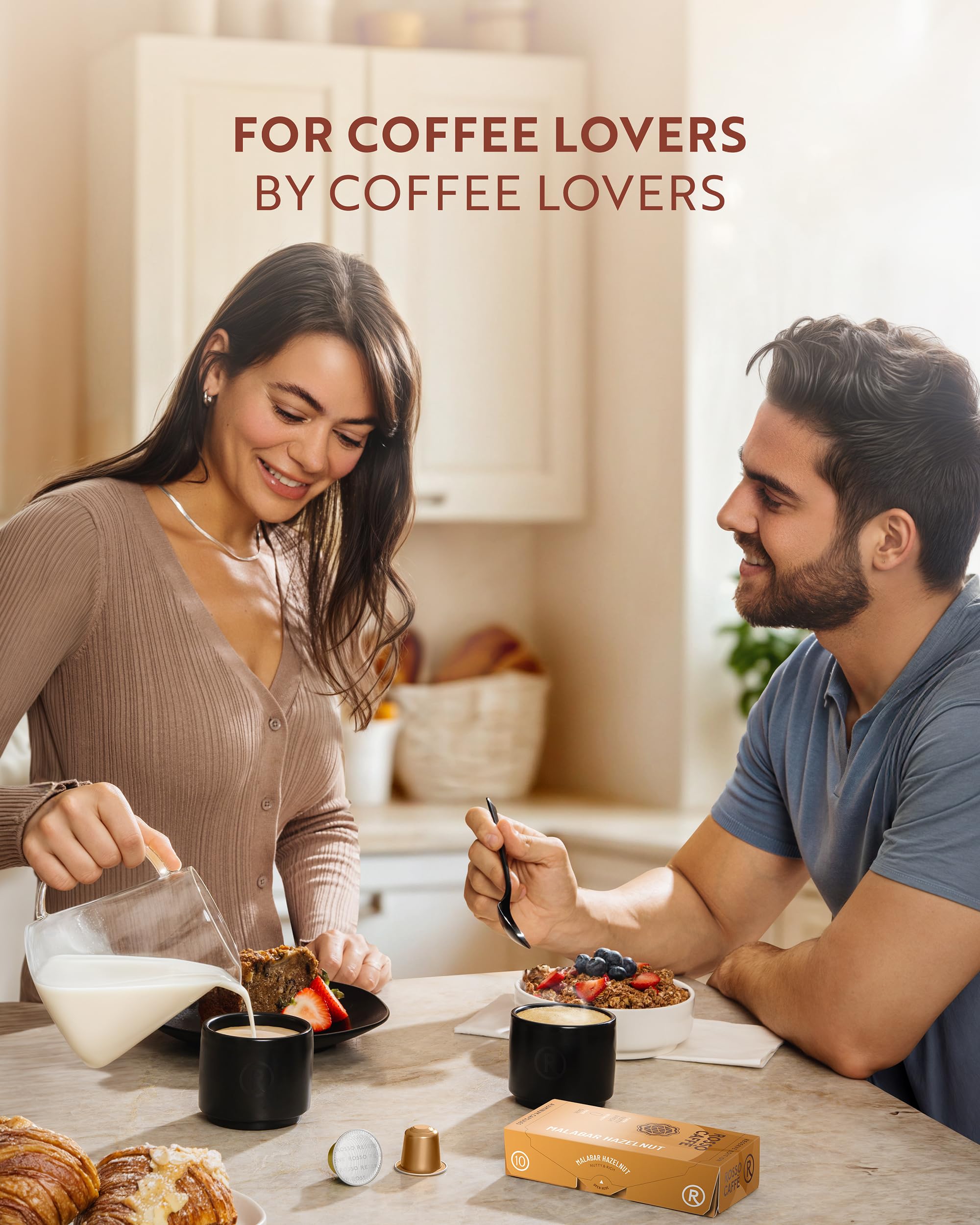 Rosso Caffè crema rich shot with lingering aroma