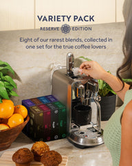 Nespresso Original compatibility ensures quick, reliable home espresso preparation.