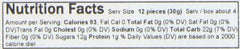 Ingredients panel on Rowntree's Fruit Gums highlights sugar content.