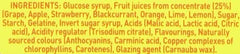 Rowntree's Fruit Gums packaging close-up inviting playful snacking.