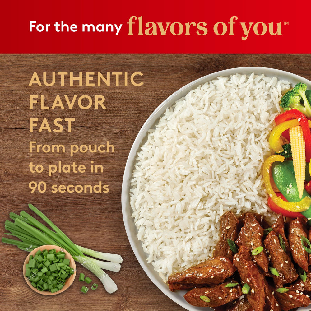 Royal Jasmine rice ready in 90 seconds for quick weeknight meals