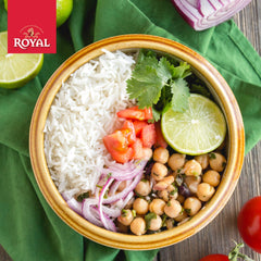 Royal Basmati rice cooked texture yields fluffy non-sticky grains with a nutty flavor