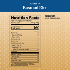 Royal Basmati rice grains long, fluffy texture when cooked.