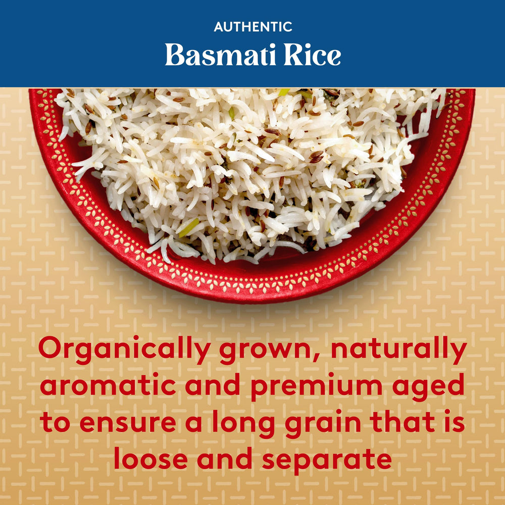 Royal Basmati Rice from Himalayan regions; authentic origin for flavorful dishes.