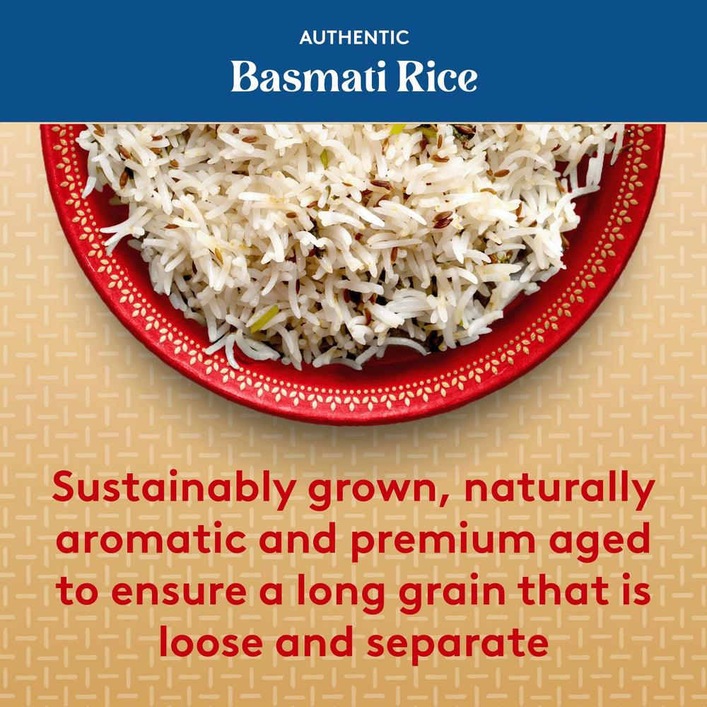 Royal Basmati rice stovetop cooking, quick 15-minute ready-to-serve results.