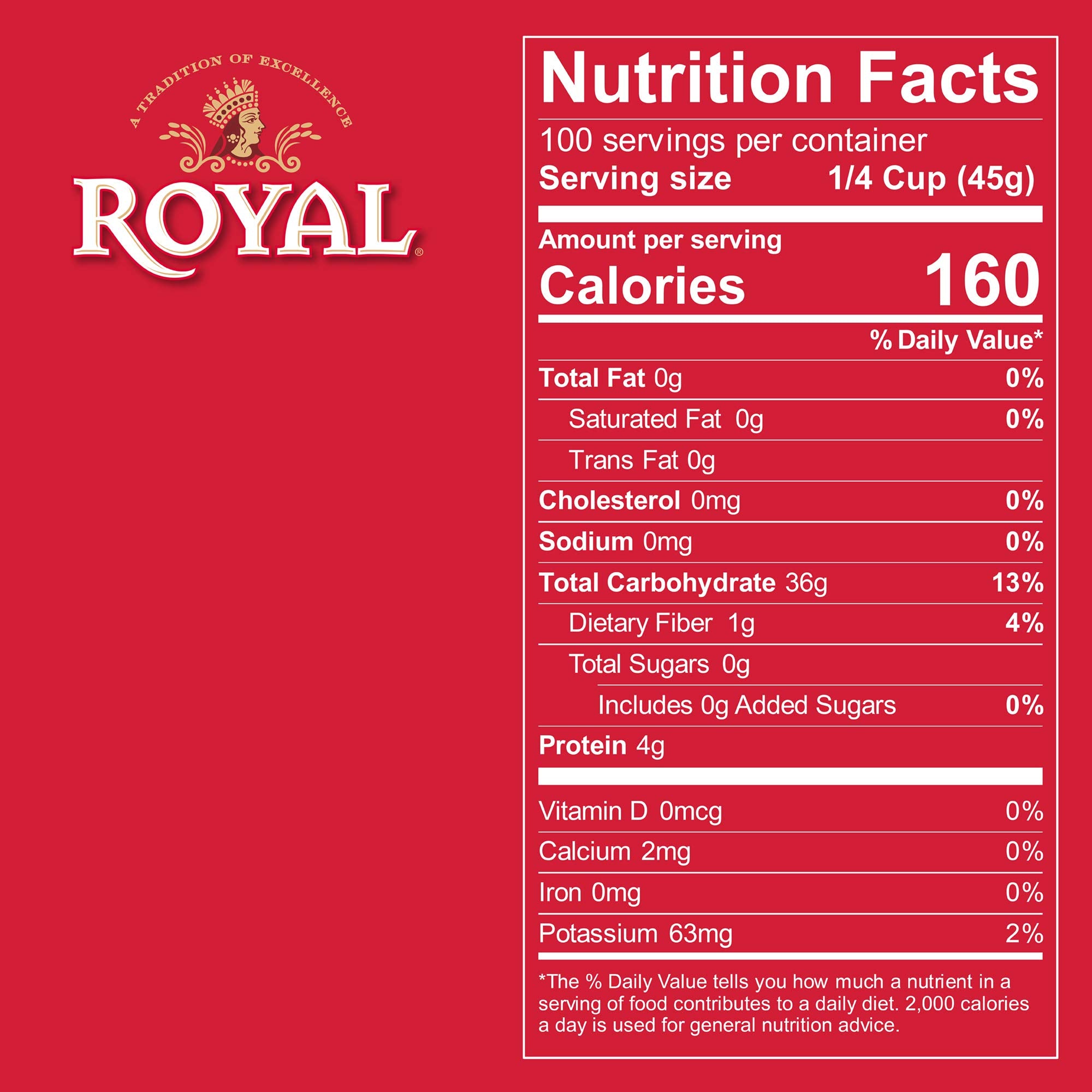 Royal Chef's Secret basmati grains uncooked long grains for versatile fluffy rice dishes