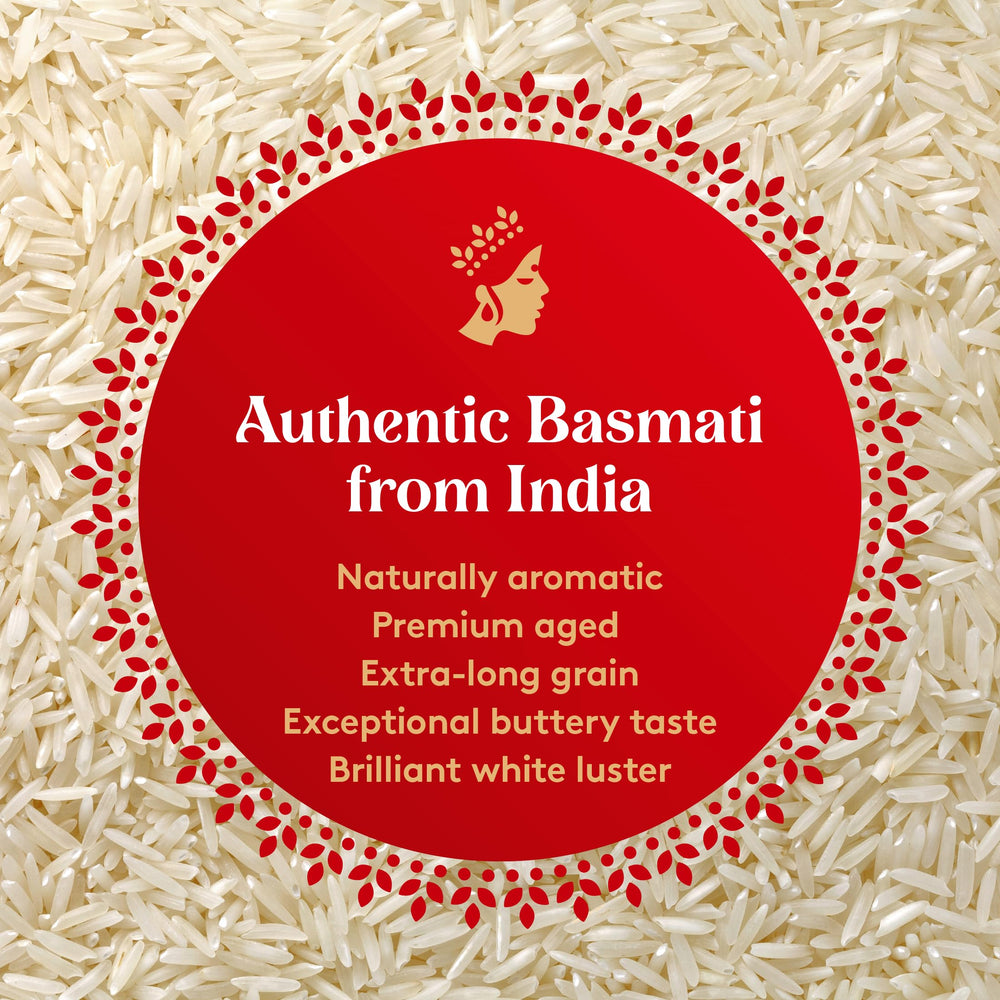 Royal Chef's Secret Basmati Rice aroma rising from simmering pot boosts meal appeal