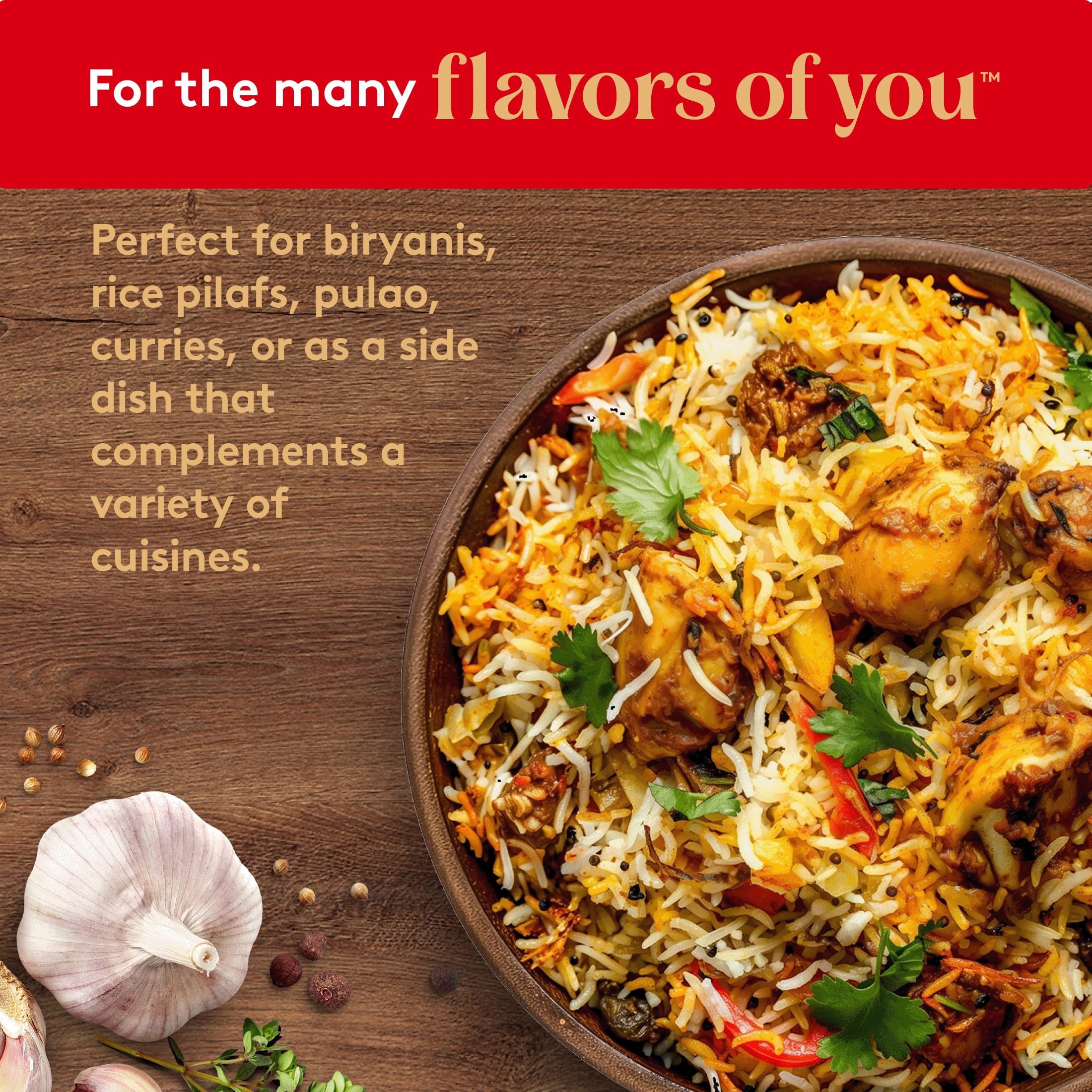 Royal Chef's Secret Basmati Rice harvested in Himalayan foothills for authenticity